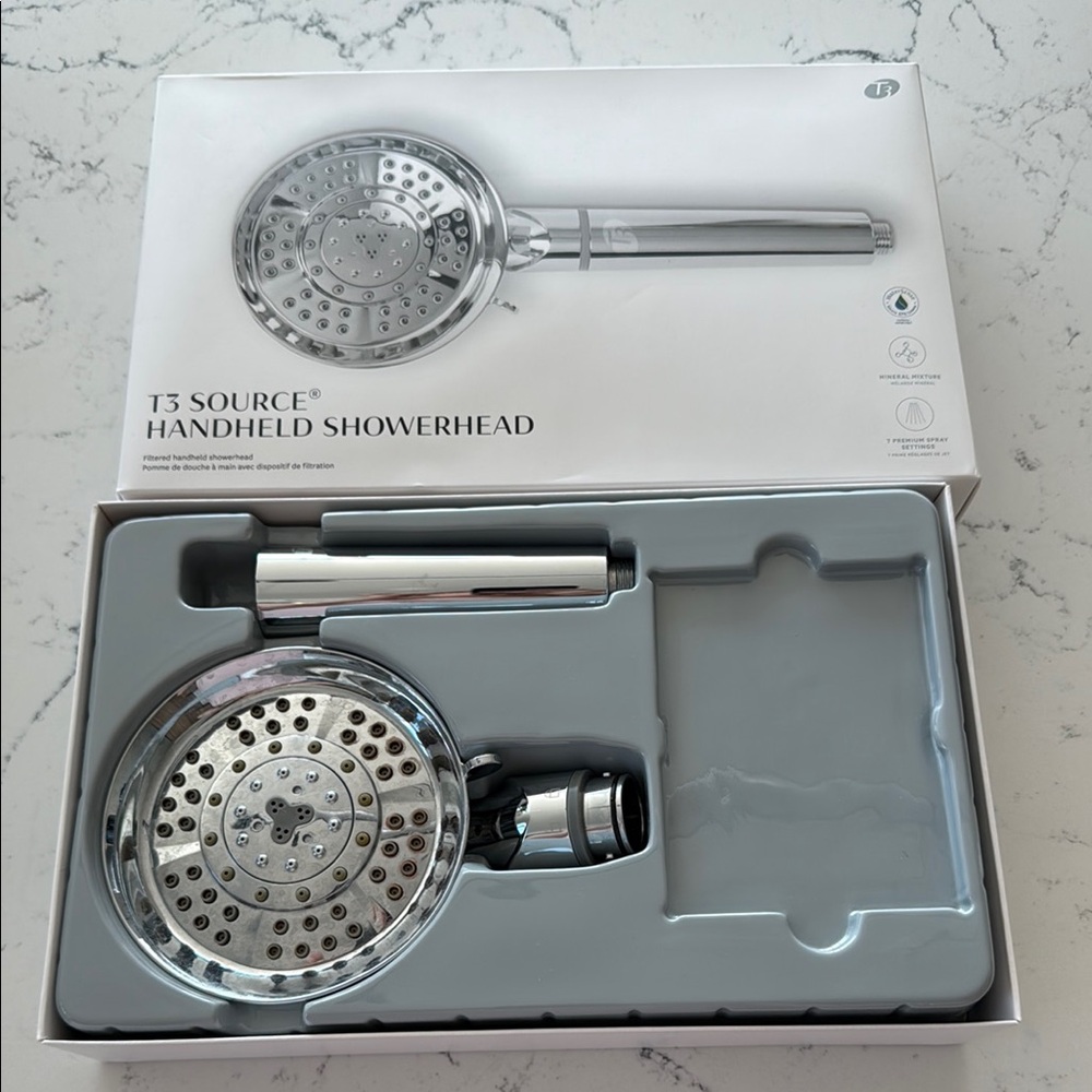 T3 Source Handheld Showerhead in Shiny Silver